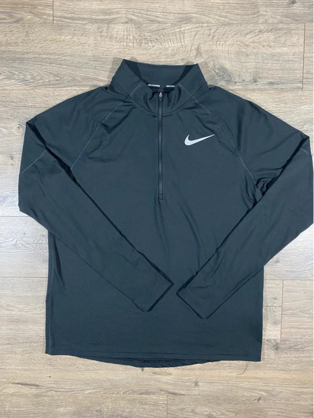 Nike Dry Element Dri-FIT Men's L Black 1/2 Zip Running Pullover 857820-010
